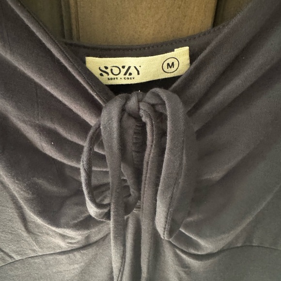 Blue Asymmetrical Sundress Scoop Neck Sleeveless - Picture 8 of 8